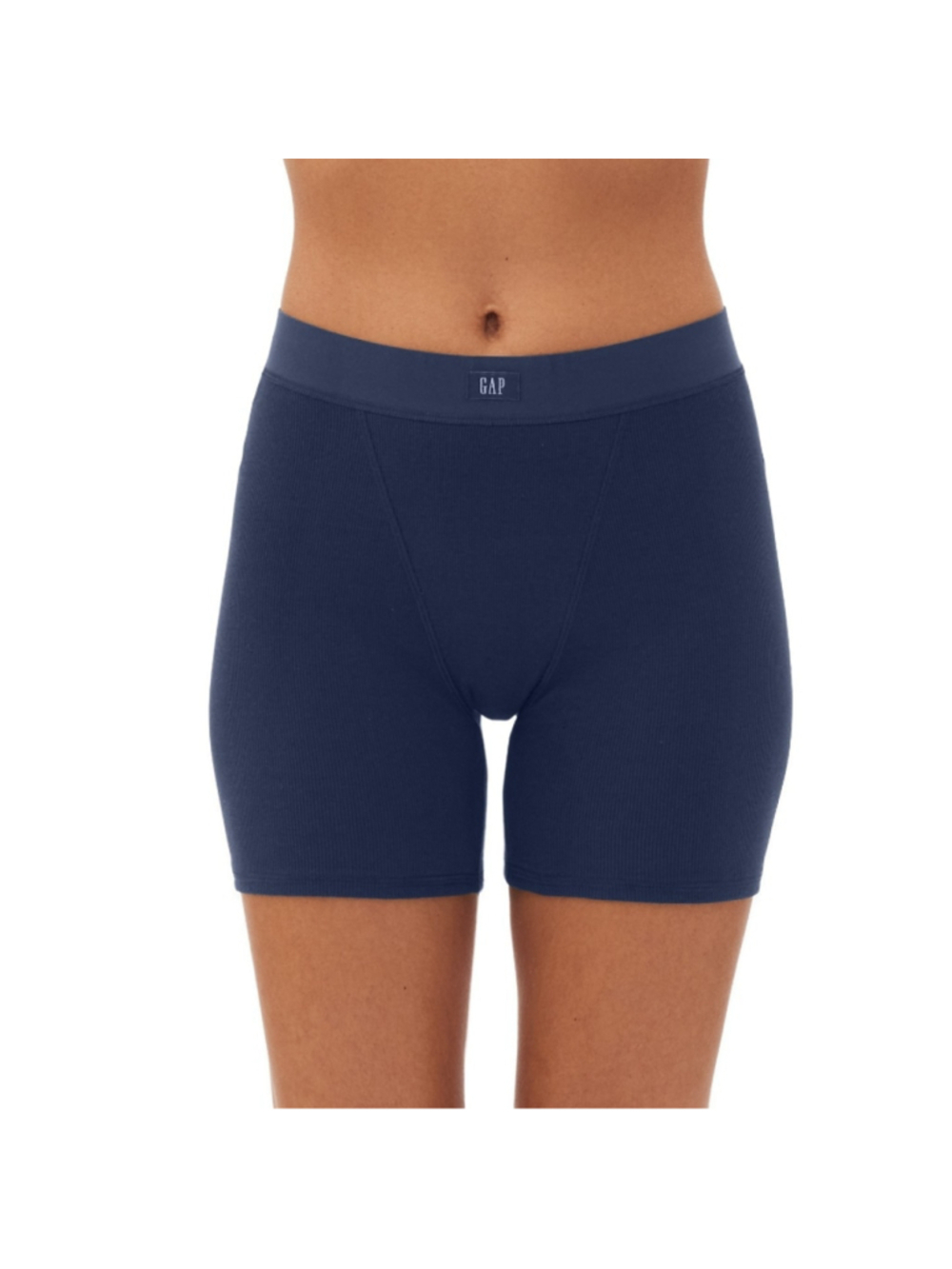 GAP GapBody Women's Small Navy Logo Comfort High-Waist Shorts / Boxers NWT
